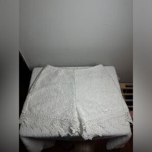 Papaya floral lace short size S